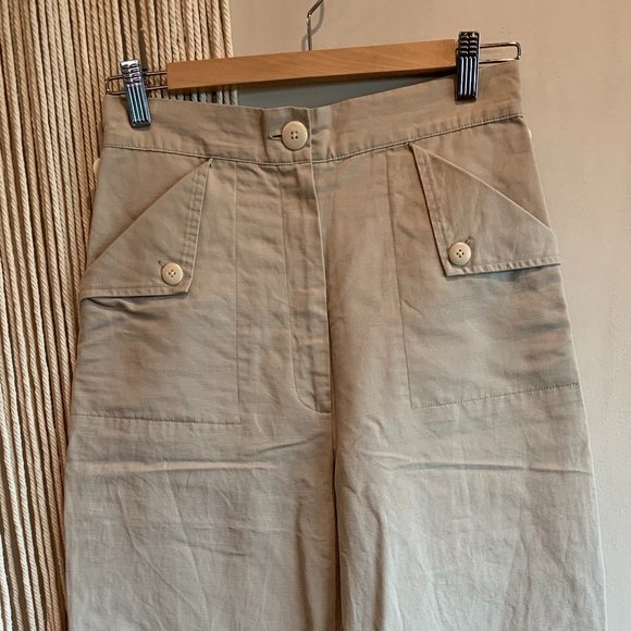 Ilana Kohn Cream Straight Leg Pants - Picture 3 of 5